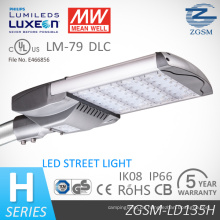DLC aufgeführten energiesparende 135W LED Straßenleuchte mit Lm79 und Bewegungssensor für die öffentliche Beleuchtung